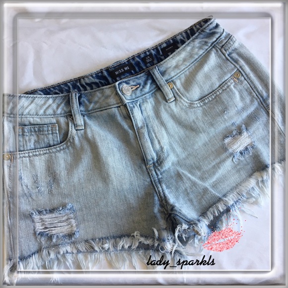 Miss Me Pants - Miss Me /Fray By Your Own Rules Shorts Size 26
